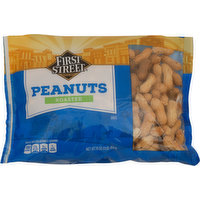 First Street Peanuts, Roasted, 16 Ounce