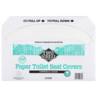 First Street Paper Toilet Seat Covers, 250 Each