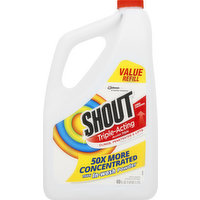 Shout Laundry Stain Remover, Triple-Acting, Value Refill, 60 Ounce