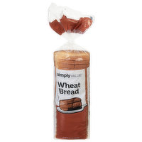 Simply Value Bread, Wheat, 20 Ounce