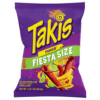 Takis Tortilla Chips, Fuego, Extreme, Fiesta Size, 17 Ounce