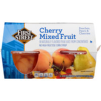 First Street Mixed Fruit, Cherry, 16 Ounce