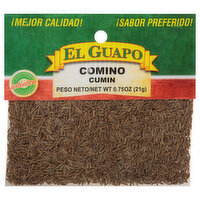 El Guapo Whole Cumin (Comino Entero), 0.75 Ounce