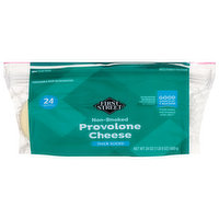 First Street Cheese, Provolone, Natural Sliced, 24 Ounce