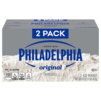 Philadelphia Cream Cheese, Original, 2 Pack, 2 Each