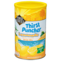 First Street Drink Mix, Lemonade, Thirst Puncher, 75.6 Ounce