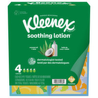 Kleenex Tissues, 3-Ply, 4 Each