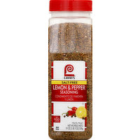 Lawrys Seasoning, Salt-Free, Lemon & Pepper, 19 Ounce