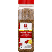 Lawry's Seasoning, Salt-Free, Lemon & Pepper, 19 Ounce