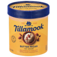 Tillamook Ice Cream, Butter Pecan, 48 Ounce