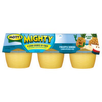 Mott's Applesauce & Fiber, Pineapple Banana Flavored, 6 Each