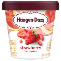 Haagen-Dazs Ice Cream, Strawberry, 14 Fluid ounce