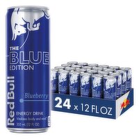 Red Bull Blue Edition Blueberry Energy Drink, 12 fl oz, 288 Ounce