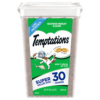 Temptations Treats for Cats, Seafood Medley Flavor, Super Value Size, 30 Ounce