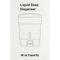 First Street Liquid Soap Dispenser, White, 48 Ounce Capacity, 1 Each