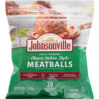 Johnsonville Meatballs, Classic Italian Style, 28 Each
