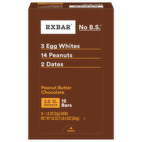 Rxbar Protein Bars, Peanut Butter Chocolate, 12 Each