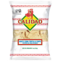 Calidad Tortilla Chips, White Corn, 11 Ounce