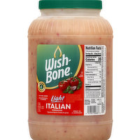 Wishbone Dressing, Italian, Light, 1 Gallon