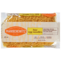 Manischewitz Noodles, Egg, Fine, Homestyle, 12 Ounce