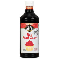 First Street Food Color, Red, Double Strength, 16 Fluid ounce