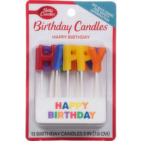 Betty Crocker Birthday Candles, Happy Birthday, 3 Inch, 7 Ounce