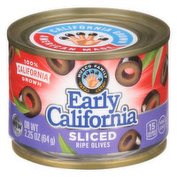 Early California Olives, Ripe, Sliced, 2.25 Ounce