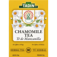 Tadin Herbal Tea, Chamomile, Bags, 24 Each