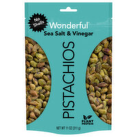 Wonderful Pistachios, Sea Salt & Vinegar, No Shells, 11 Ounce