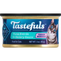 Blue Buffalo Food for Cats, Tuna Entree in Savory Sauce, Tender Morsels, 3 Ounce