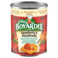 Chef Boyardee Spaghetti & Meatballs, 14.5 Ounce