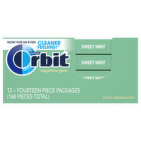 Orbit Gums, Sugar Free, Sweet Mint, 12 Each