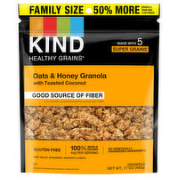 Kind Granola, Oats & Honey, Family Size, 17 Ounce