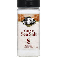 First Street Sea Salt, Coarse, 26 Ounce