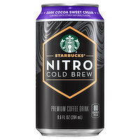 Starbucks Coffee Drink, Dark Cocoa Sweet Cream, Premium, Cold Brew, Nitro, 9.6 Ounce