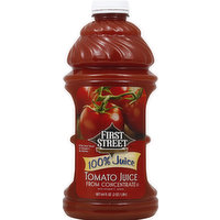 First Street 100% Juice, Tomato, 64 Ounce