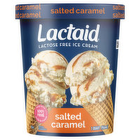 Lactaid Ice Cream, Lactose Free, Salted Caramel, 1 Quart