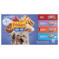 Friskies Cat Food, Shreds, Assort, Adult, 40 Each