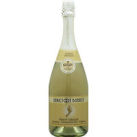 Barefoot Bubbly Champagne, Sparkling, Pinot Grigio, California, 750 Millilitre