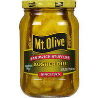 Mt Olive Sandwich Stuffers, Kosher Dill, 16 Ounce