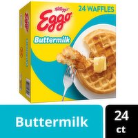 Eggo Frozen Waffles, Buttermilk, Family Pack, 29.6 Ounce