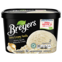 Breyers Frozen Dairy Dessert, Extra Creamy Vanilla, 1.5 Quart