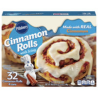 Pillsbury Cinnamon Rolls, 4 Cans, 4 Each