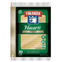 Finlandia Imported Havarti Natural Deli Cheese Slices, 7 Ounce