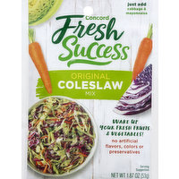 Concord Foods Coleslaw Mix, Original, 1.87 Ounce