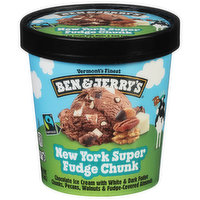 Ben & Jerry's Ice Cream, New York Super Fudge Chunk, 1 Pint