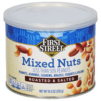 First Street Mixed Nuts, Roasted & Salted, 10.3 Ounce