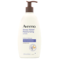 Aveeno Lotion, Stress Relief, Moisturizing, Lavender Scented, 18 Ounce