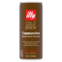 Illy Coffee Drink, Cappuccino, Cold Brew, 8.45 Fluid ounce