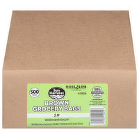 Sun Harvest Grocery Bags, Brown, No. 2, 500 Each